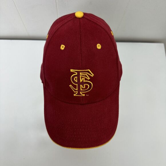 Florida State Seminoles Hat Cap Red Yellow Strapback Adjustable Embroidered - Picture 7 of 12